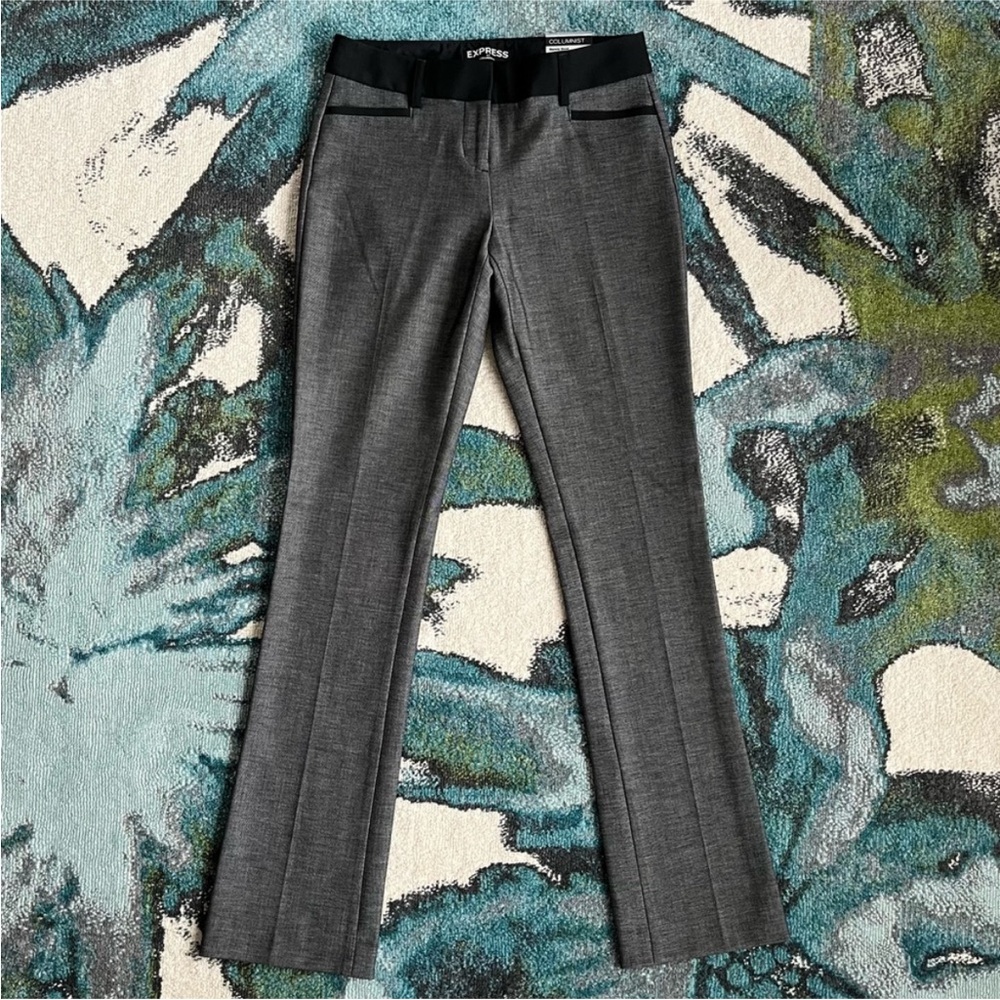 Express Gray Boot Cut Flare Pants